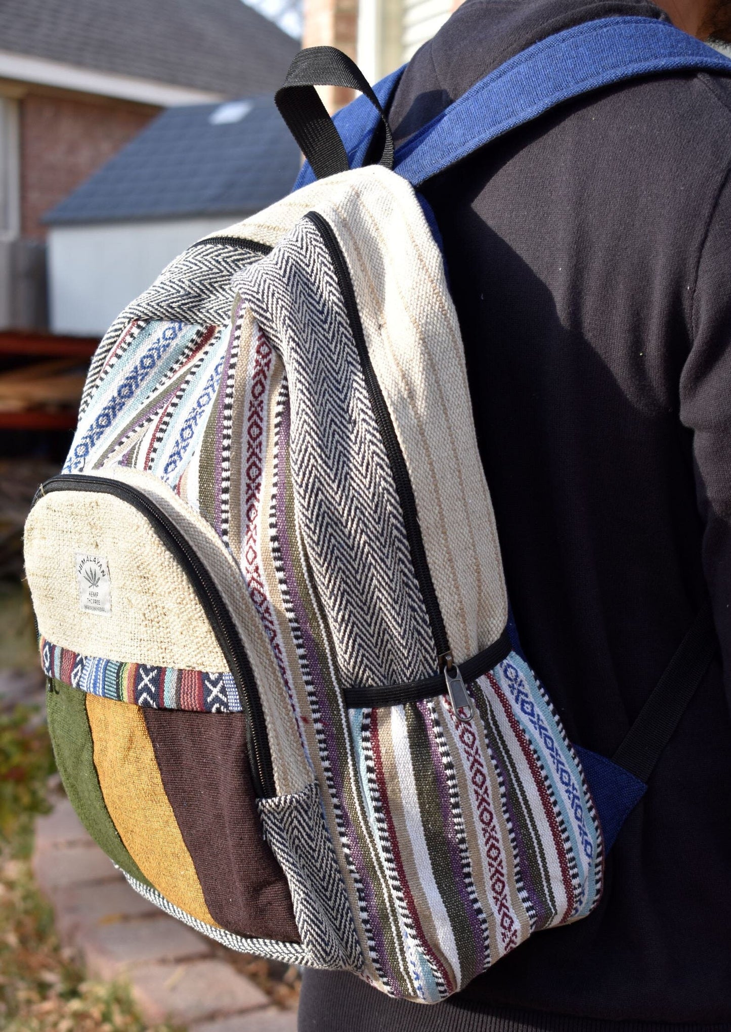 Namaste Hemp 3 Color Backpack
