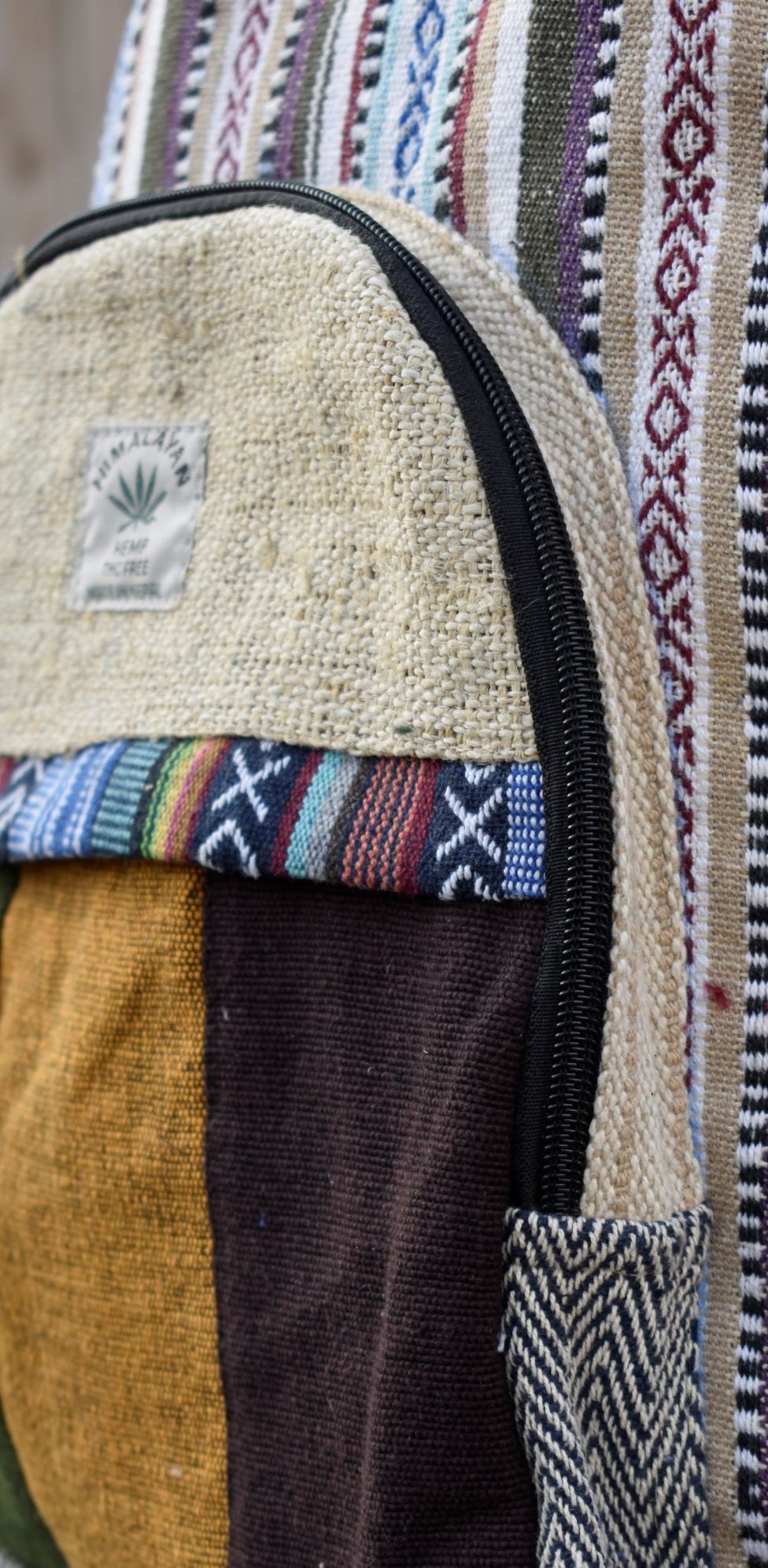 Namaste Hemp 3 Color Backpack