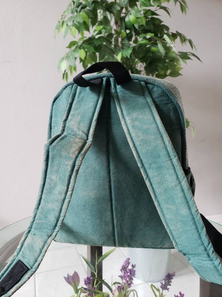 Namaste Stonewashed Rucksack Colorful Natural Unisex Handmade Organic Eco Friendly Backpack