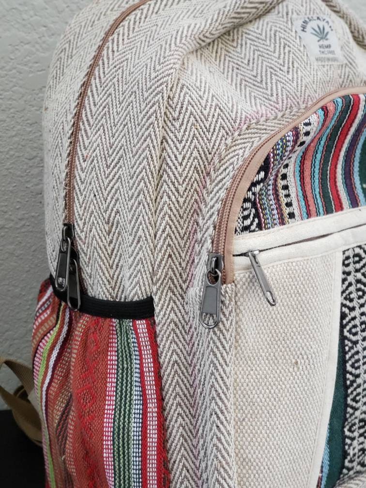 Namaste Colorful Natural Unisex Handmade Organic Eco Friendly Backpack