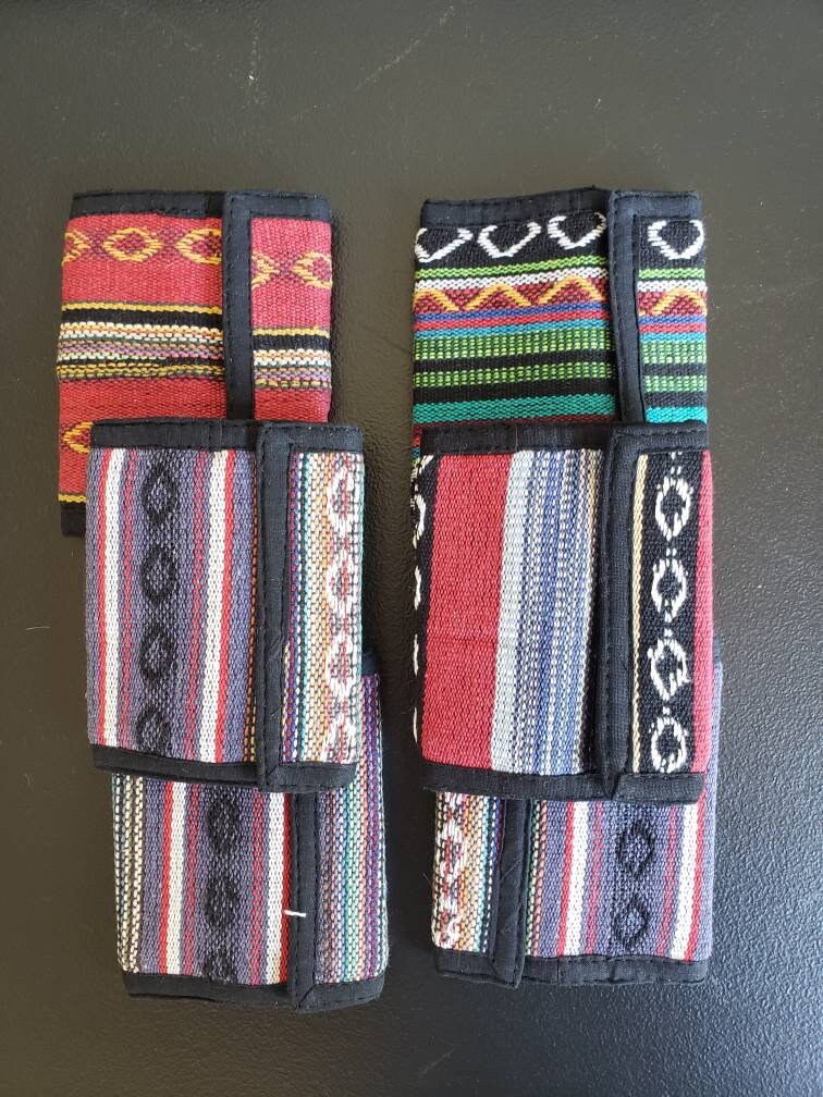 Organic Natural Eco-Friendly Nepalese Handmade Unisex Embroidery Colorful Gheri Durable Wallet/Purse