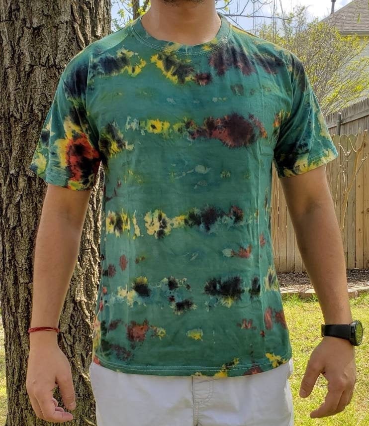 Namaste Unisex Natural Colorful Tie Dye T shirt