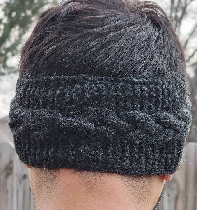 Namaste Unisex Hand Knit Nepalese Sheep's Wool Natural Unique Warm Colorful Headband.