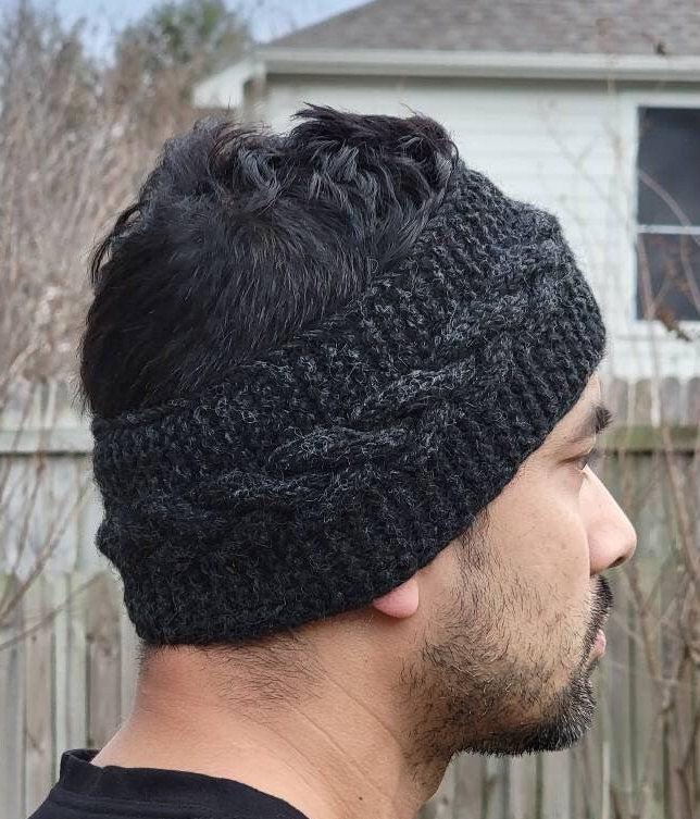 Namaste Unisex Hand Knit Nepalese Sheep's Wool Natural Unique Warm Colorful Headband.