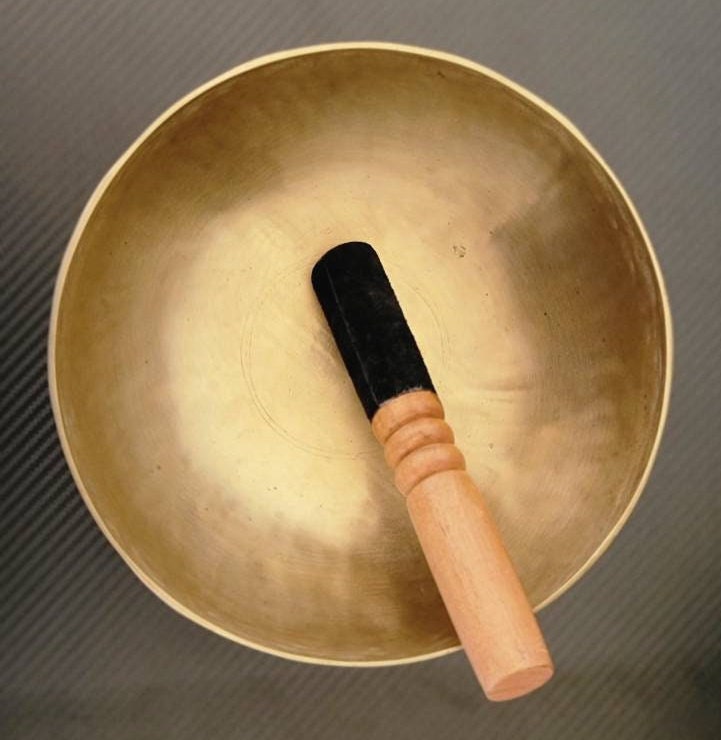 Namaste 8.25” High Quality Hand Hammered Singing Bowl with Mallet & Ring Cushion