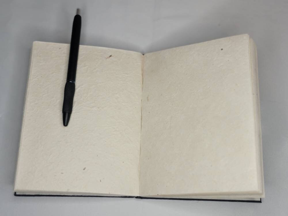 Namaste Eco Friendly Cover Unlined Natural Organic Handmade in Nepal Lokta Paper Om Mani Padme Hum Journal Notebook