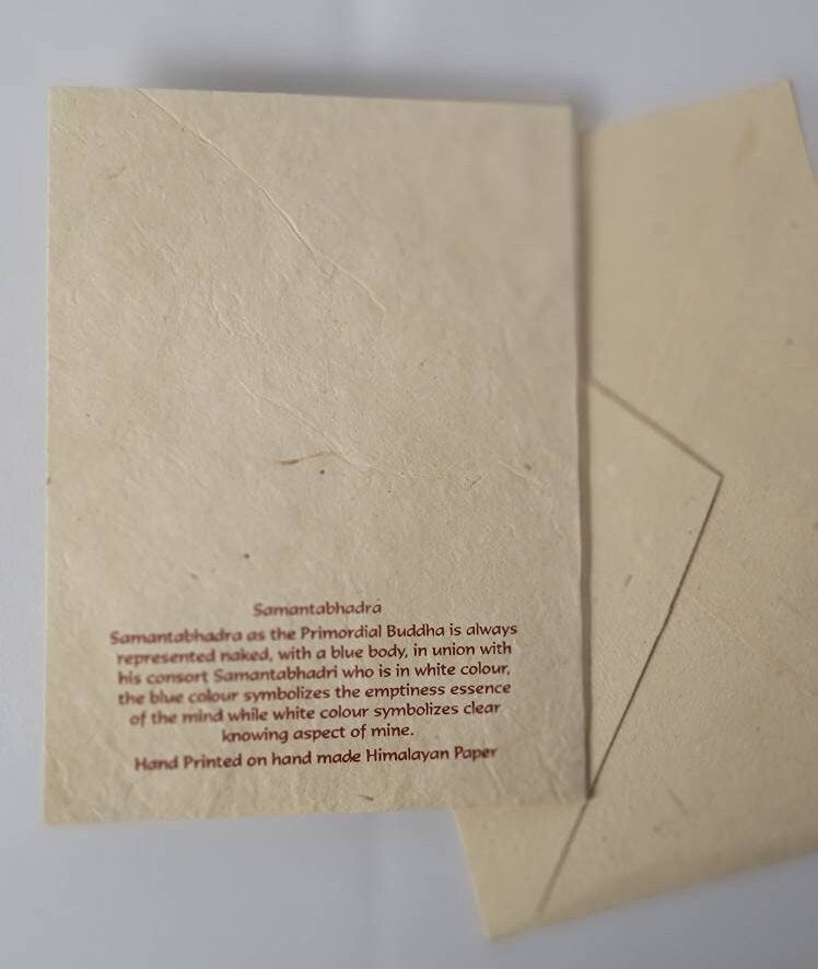 Namaste Eco Friendly Lokta Handmade Nepalese Paper Durable Organic Natural Greeting Card for all purposes