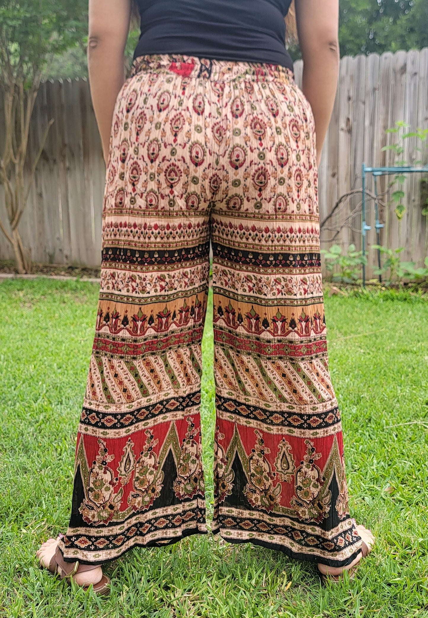 Namaste Bohotusk Women Elephant Floral Print Harem Pants Trouser