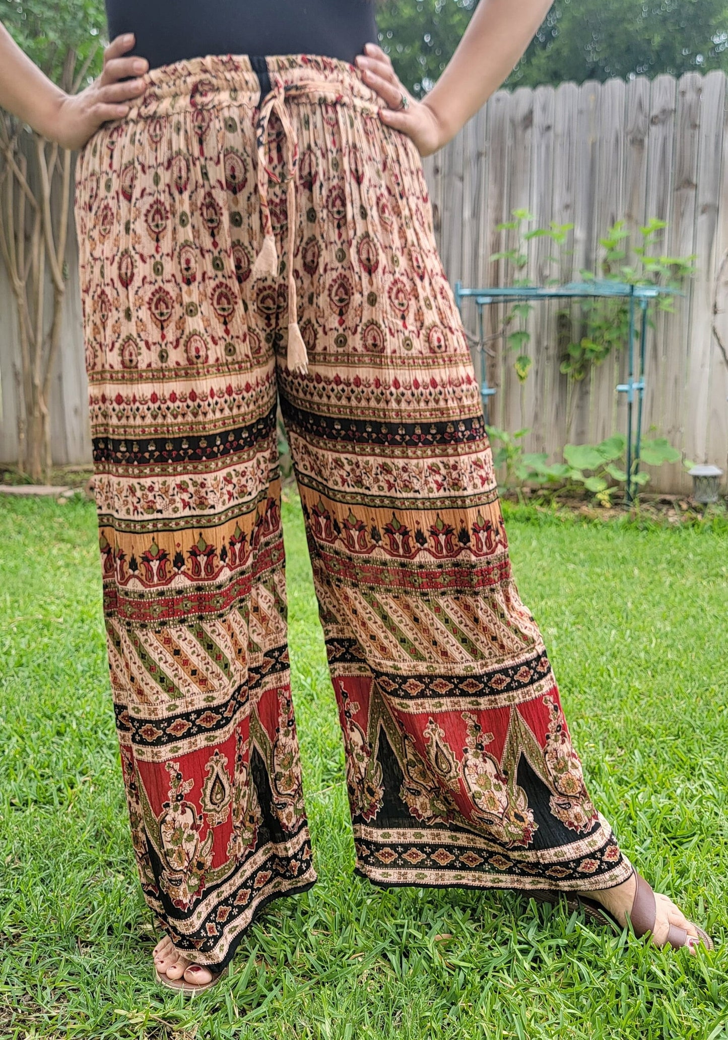 Namaste Bohotusk Women Elephant Floral Print Harem Pants Trouser