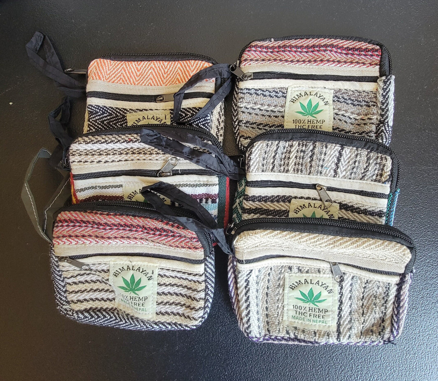 Namaste Organic Eco Friendly Handmade Colorful Hippy Wallet Coin Purse/Pouch