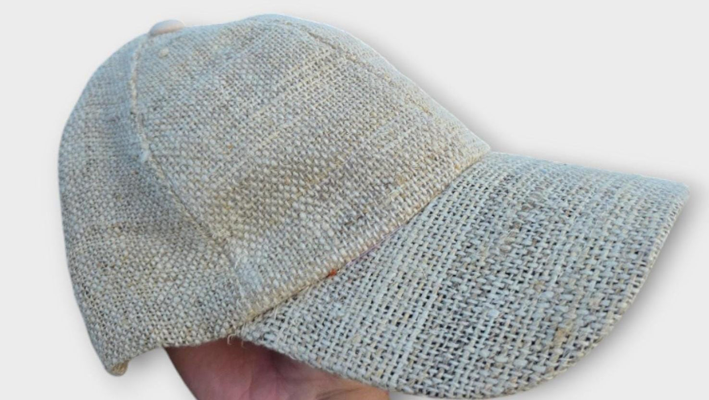 Pure Hemp Fashionable Unisex Multicolor Handmade Hippie Durable Patchwork Eco-Friendly Organic Plain Cap