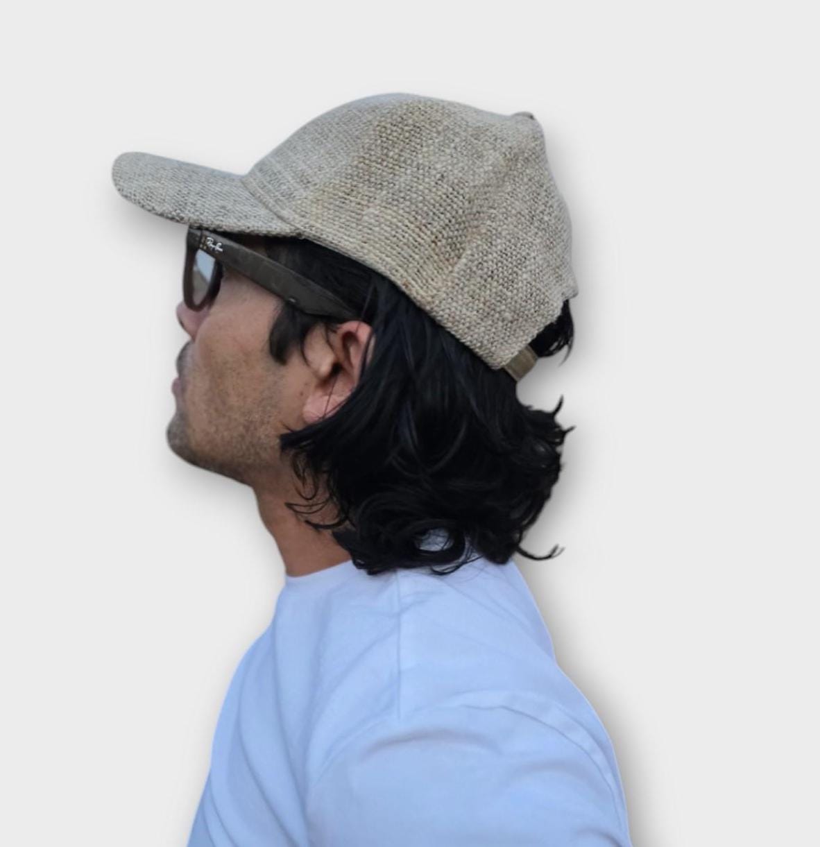 Pure Hemp Fashionable Unisex Multicolor Handmade Hippie Durable Patchwork Eco-Friendly Organic Plain Cap