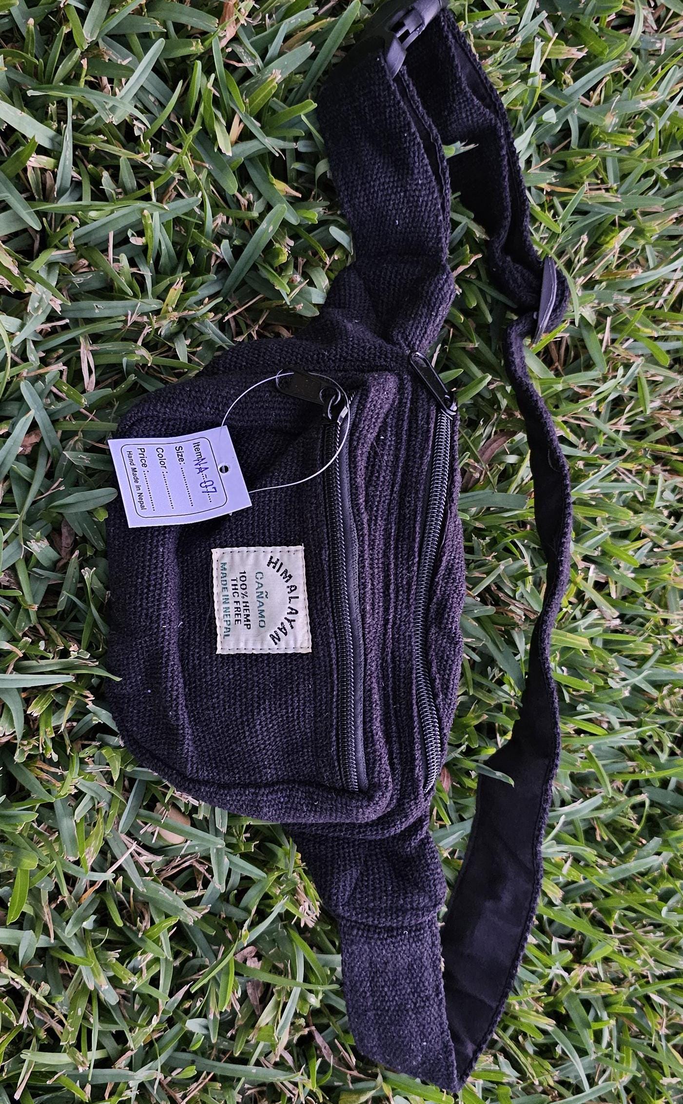 Namaste natural cotton trendy bumbag funky waist belt vegan hippie fannypack