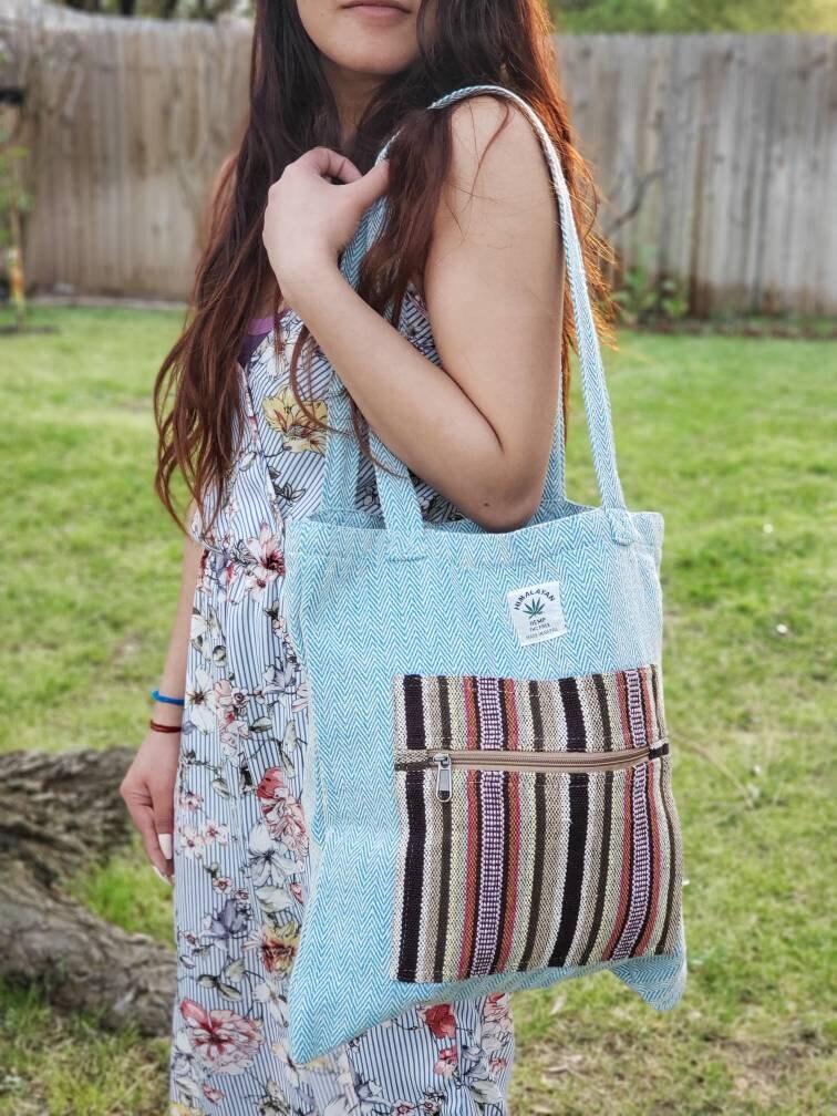 Namaste tote handmade gheri organic bhutani durable for grocery