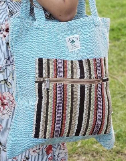 Namaste tote handmade gheri organic bhutani durable for grocery
