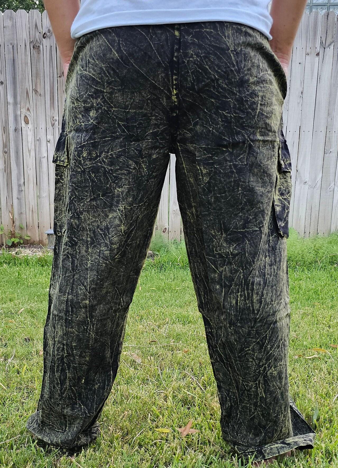 Namaste stonewashed fashionable unisex multicolor handmade patchwork colorful cotton trouser pant