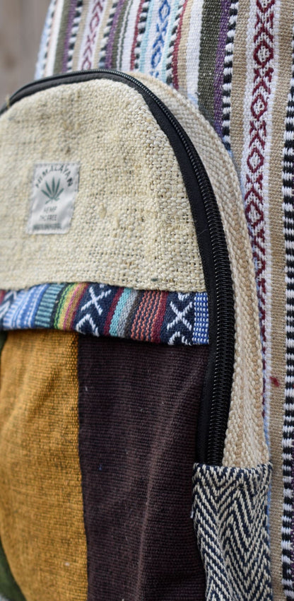 Namaste Hemp 3 Color Backpack