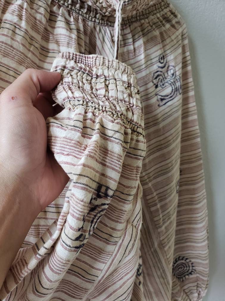 Namaste Striped Cotton Unisex Trouser