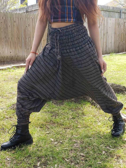 Namaste Striped Cotton Unisex Trouser