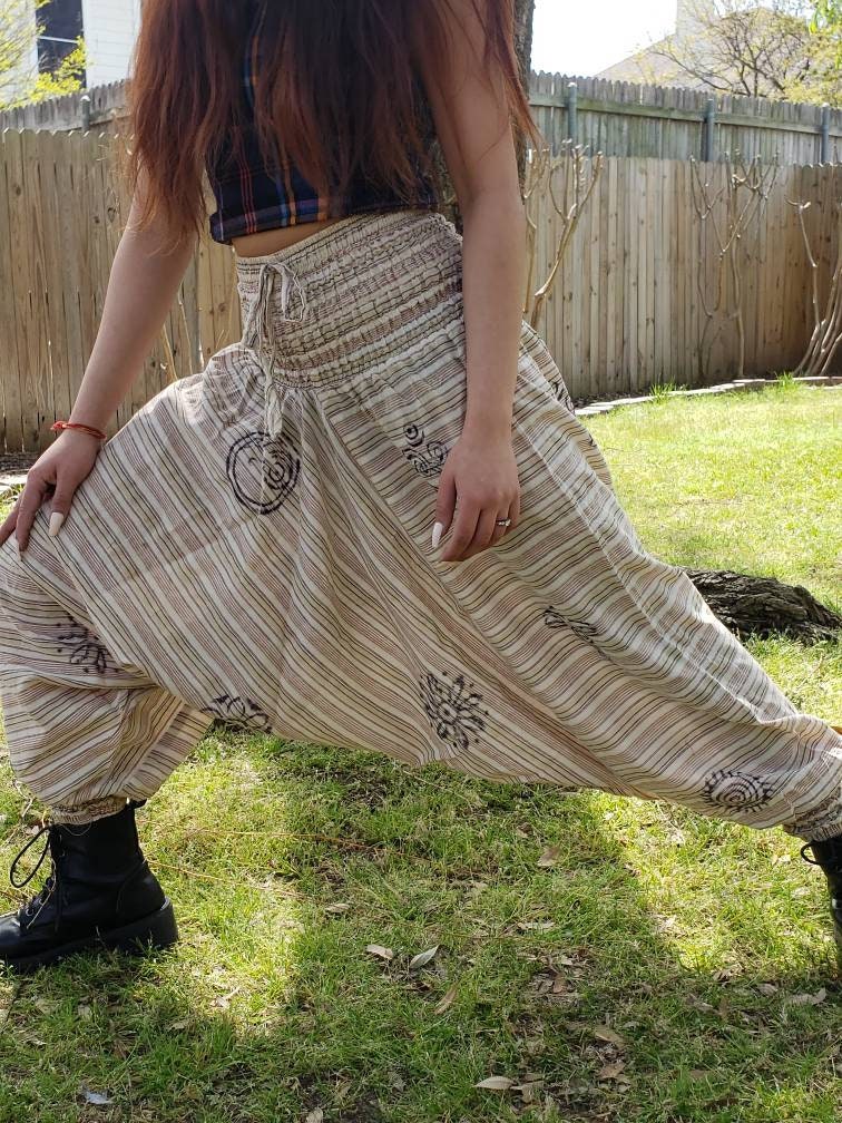Namaste Striped Cotton Unisex Trouser