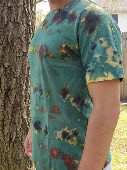 Namaste Unisex Natural Colorful Tie Dye T shirt
