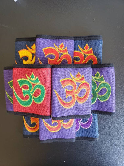 Organic Hemp Natural Eco-Friendly Nepalese Handmade Unisex Embroidery Colorful Gheri Durable Wallet/Purse