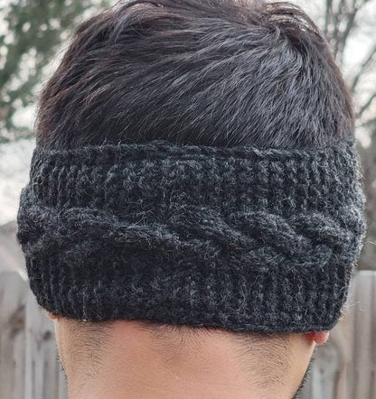 Namaste Unisex Hand Knit Nepalese Sheep's Wool Natural Unique Warm Colorful Headband.