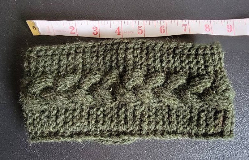 Namaste Unisex Hand Knit Nepalese Sheep's Wool Natural Unique Warm Colorful Headband.