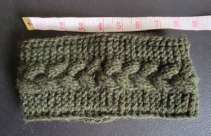 Namaste Unisex Hand Knit Nepalese Sheep's Wool Natural Unique Warm Colorful Headband.