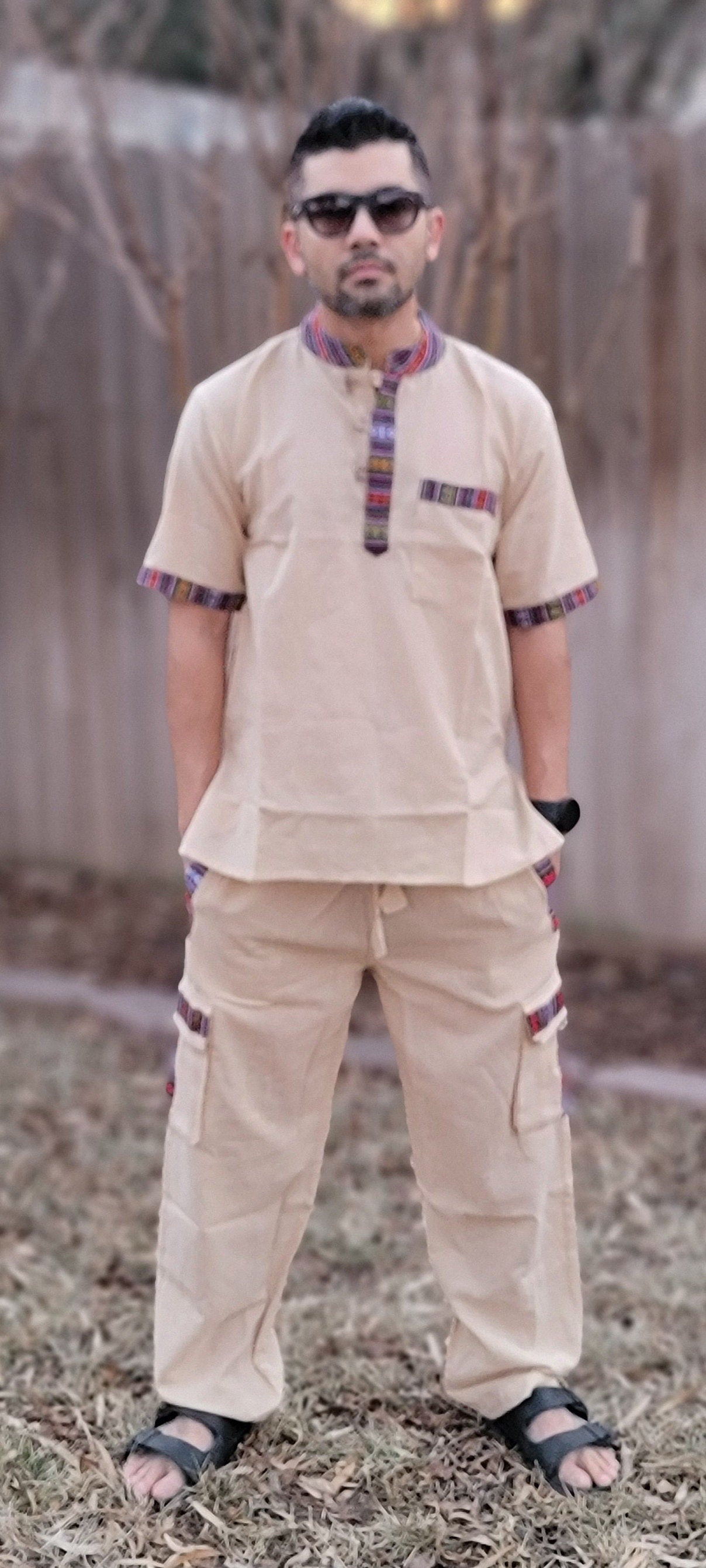 Namaste Fashionable Unisex Multicolor Handmade Hippie Trunked Durable Cotton Trouser