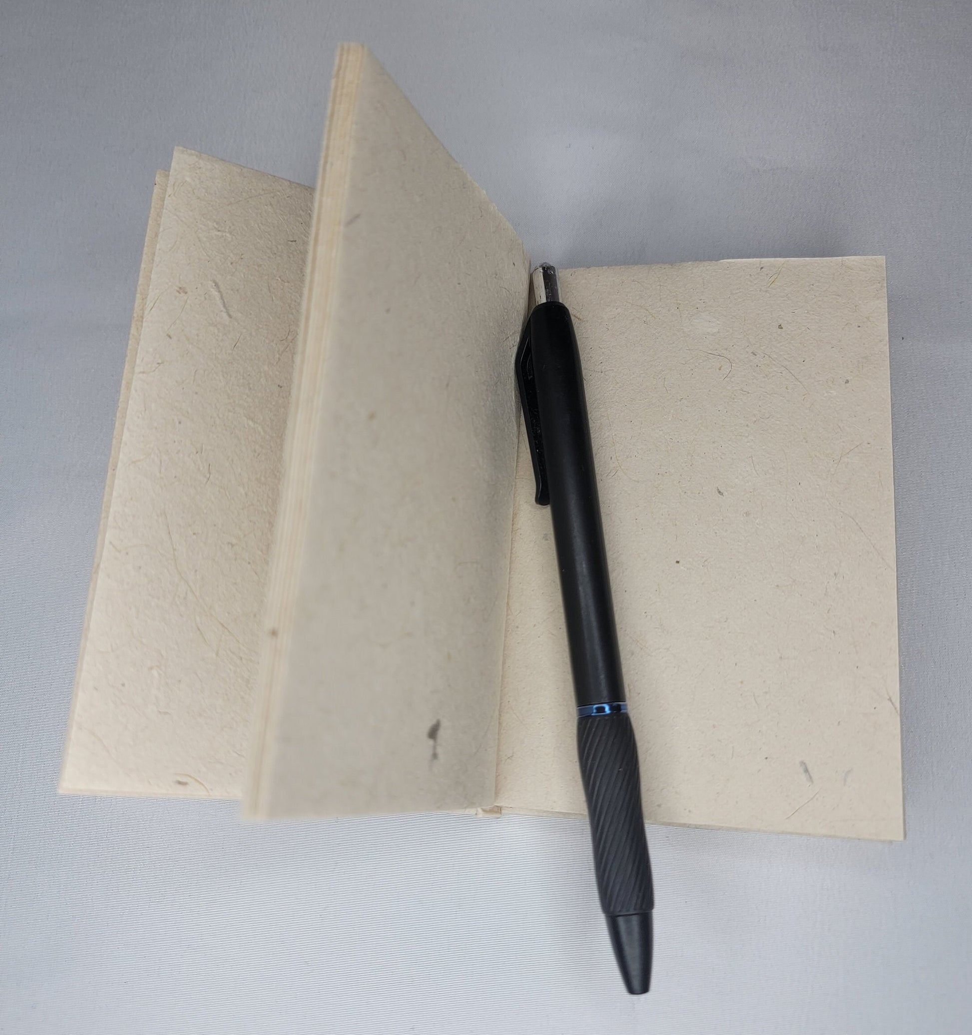 Namaste Eco-Friendly Printed Cover Unlined Natural Organic Handmade in Nepal Lokta Paper Pocket Journal Notebook