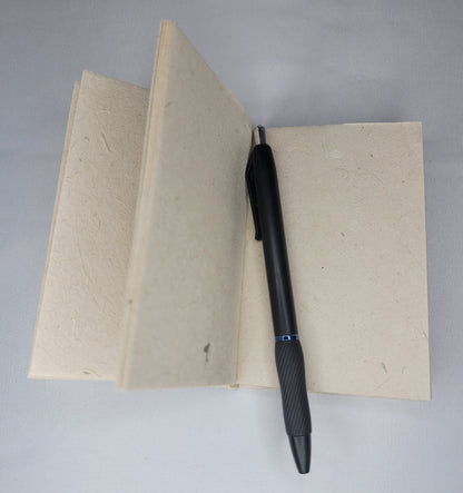Namaste Eco-Friendly Printed Cover Unlined Natural Organic Handmade in Nepal Lokta Paper Pocket Journal Notebook