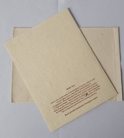 Namaste Eco Friendly Lokta Handmade Nepalese Paper Durable Organic Natural Greeting Card for all purposes