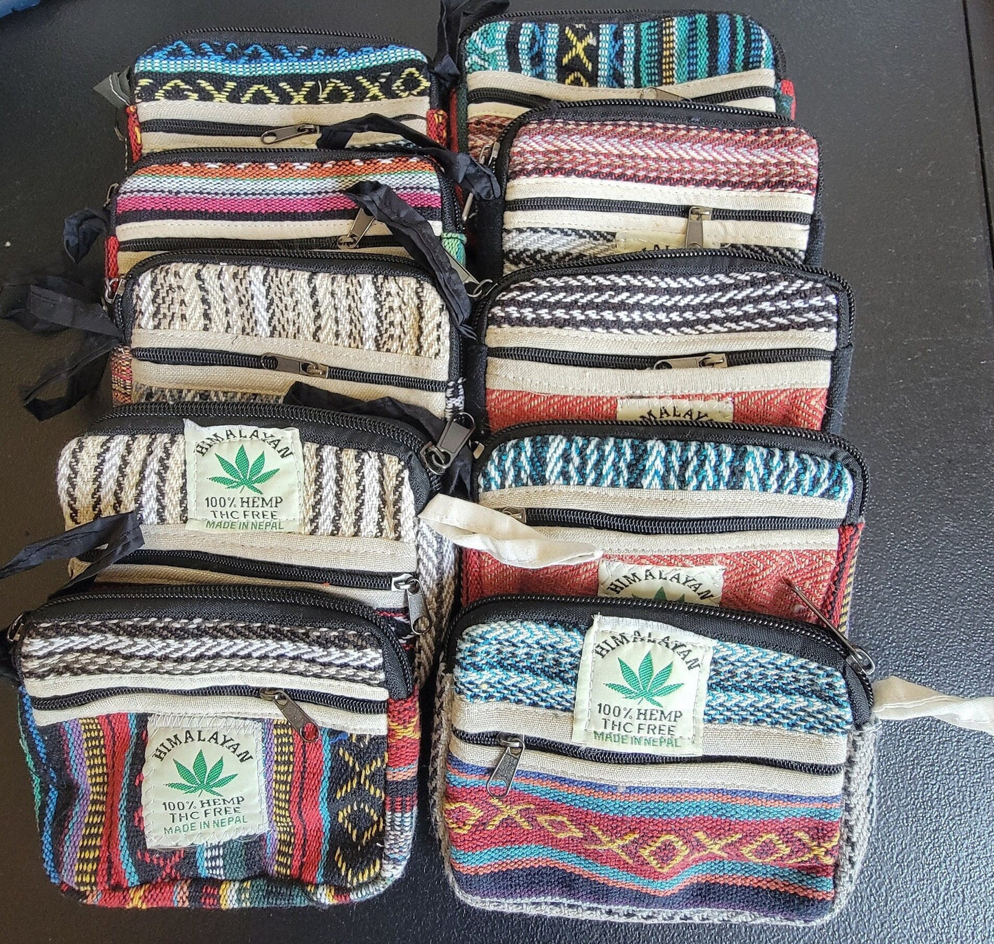 Namaste Organic Eco Friendly Handmade Colorful Hippy Wallet Coin Purse/Pouch