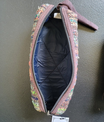 3 Piece Set Toiletry Organic Eco Friendly Handmade Colorful Hippy Pencil Case/Makeup Pouch Bag