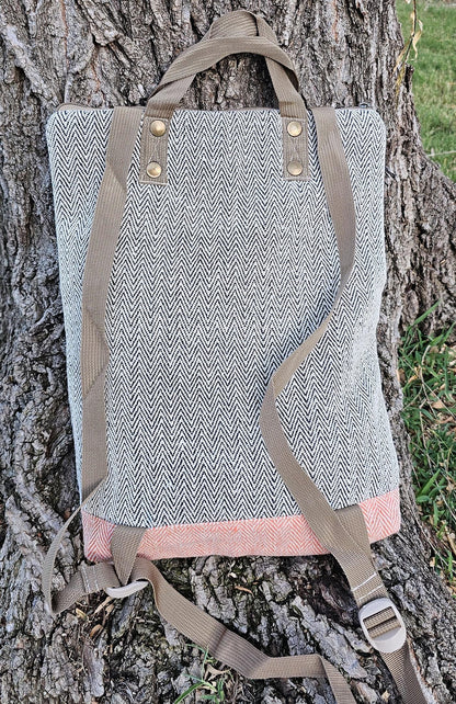 Namaste Natural Hemp Fashionable Nepali Unisex Handmade Organic Vegan Eco-Friendly Laptop Bag.
