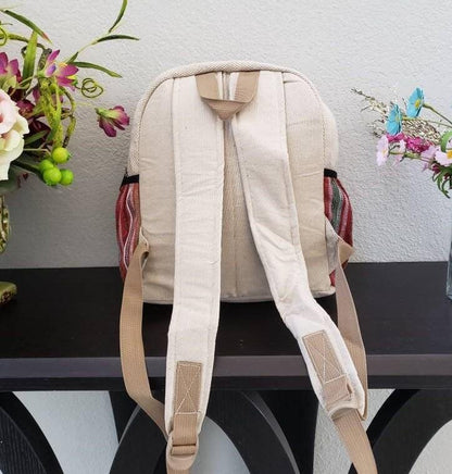 Namaste colorful natural unisex handmade organic eco friendly backpack
