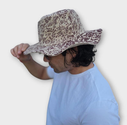 Namaste fashionable unisex bohemian multicolor handmade 100% hemp reggae cowboy durable adjustable eco-friendly organic hemp hat