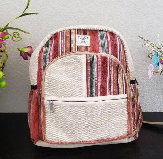 Namaste colorful natural unisex handmade organic eco friendly backpack