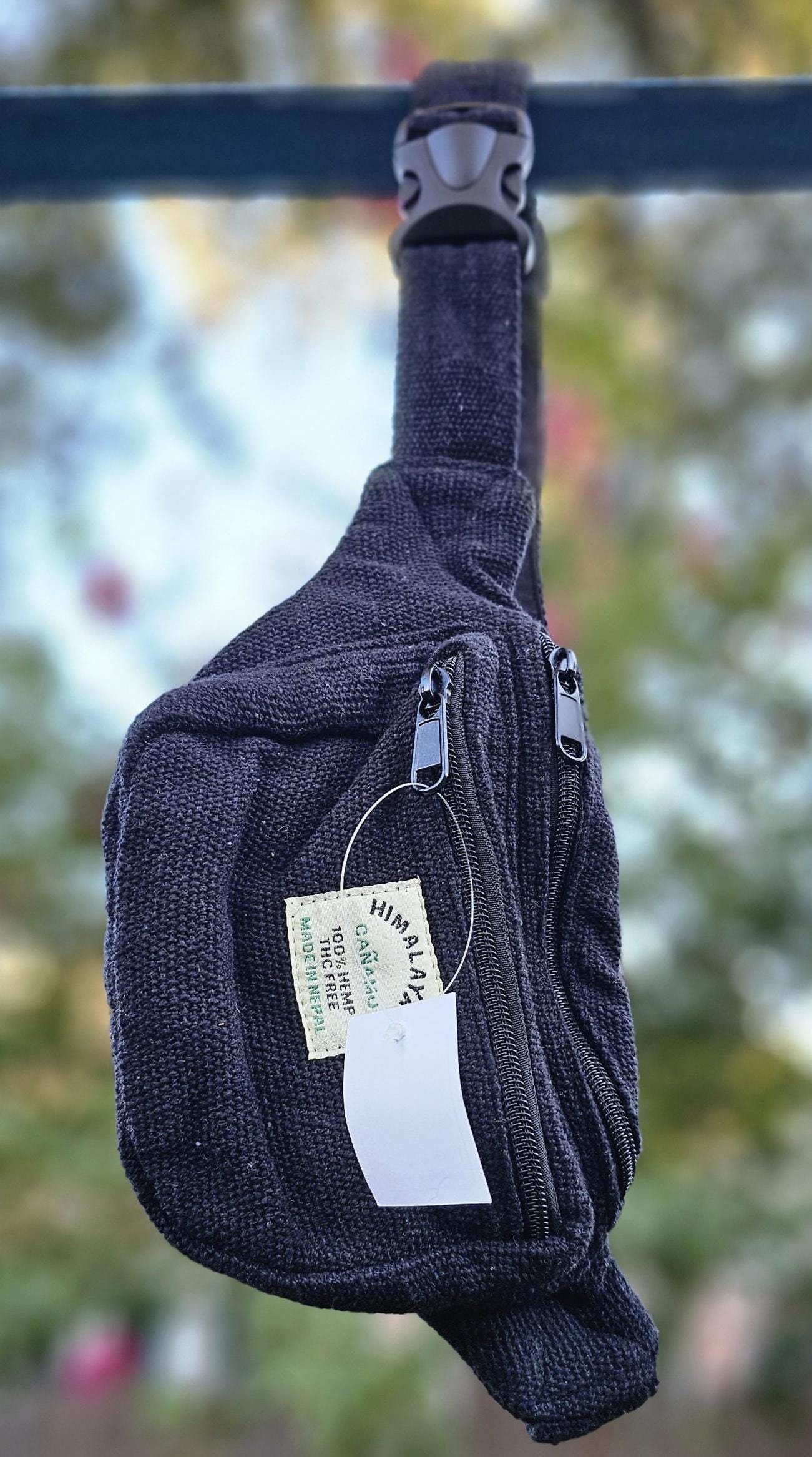 Namaste natural cotton trendy bumbag funky waist belt vegan hippie fannypack