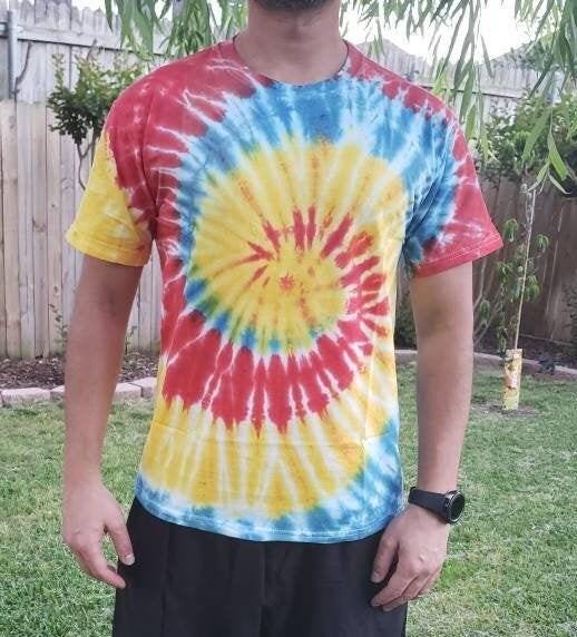 Namaste unisex rainbow bright tie dye
