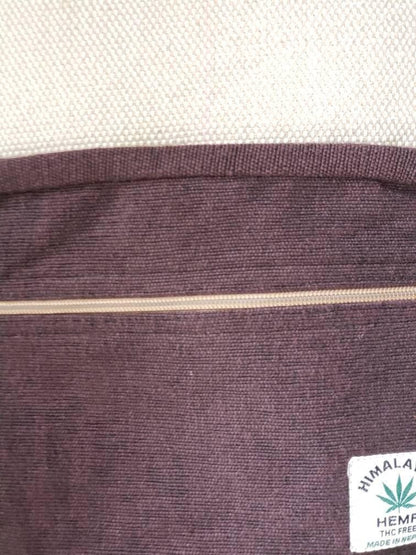 Namaste natural hemp cotton unisex handmade backpack
