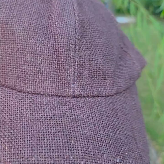 Pure Hemp Fashionable Unisex Multicolor Handmade Hippie Durable Patchwork Eco-Friendly Organic Plain Cap