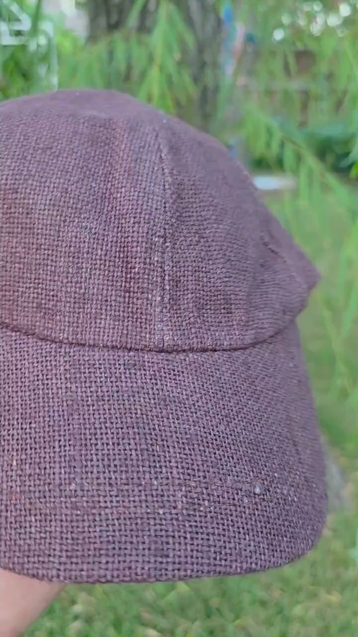 Pure Hemp Fashionable Unisex Multicolor Handmade Hippie Durable Patchwork Eco-Friendly Organic Plain Cap